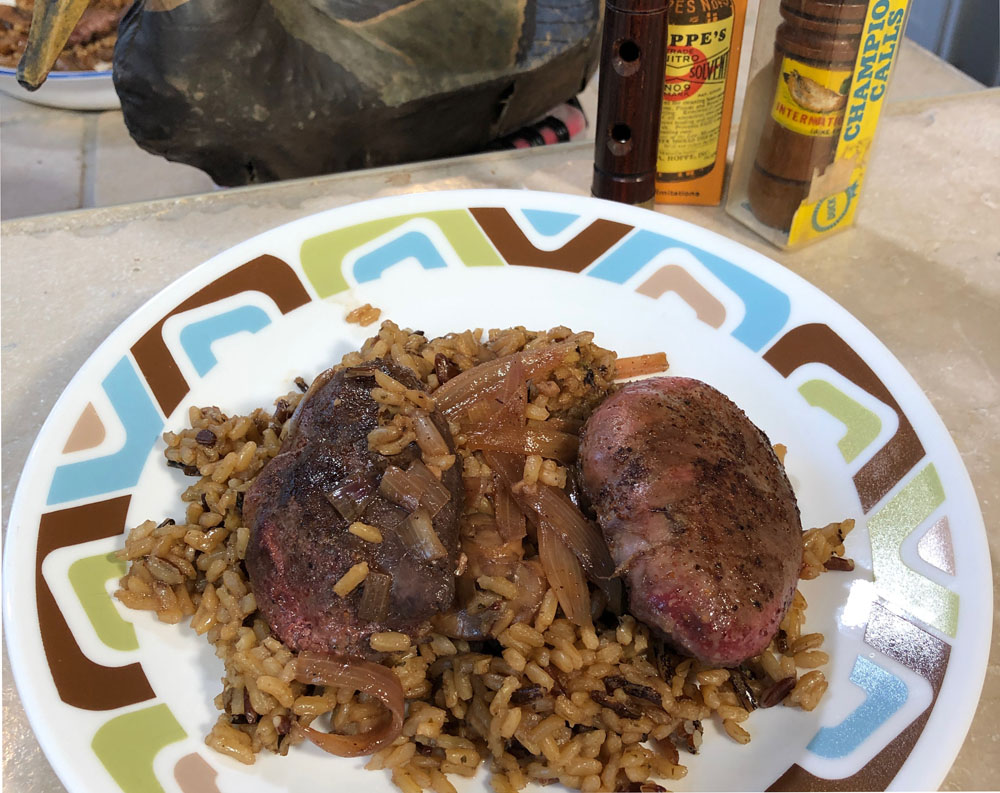 Wood Duck in a Red Wine Hunter’s Sauce